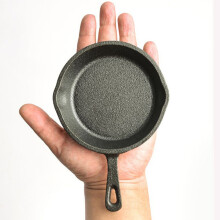 (a-iron) Household Kitchen Cooking Tools Cookware 10cm Cast Iron Frying Pan Gas Induction Cooker Non-stick Mini Omelette Pan