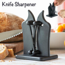 (a-Black F) Knife Sharpener Kitchen Sharpening Tool Easy Sharpening Safe Kitchen Chef's Knife Damascus Knife Kitchen Tools Kitchen Supplies