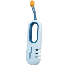 (a-Orange) Scissors Sharpener Professional 4-Stage Knives Accessories Handheld 4-in-1 Kitchen Knives Accessories With Non-Slip Rubber Base