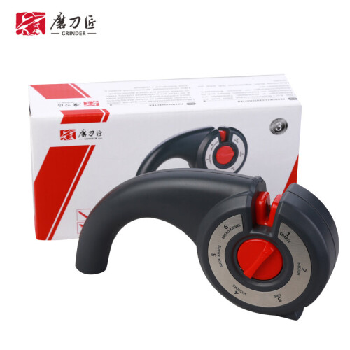 (a-2 PCS CHOICE) TAIDEA GRINDER  Kitchen adjustable blade grinding tool, hand-held black grinding stone  Knife Sharpener Sharpening Stone 1
