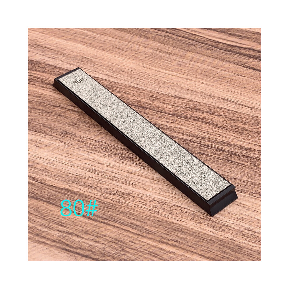 (A-80 Grit As Photo) 80-3000 Grit Diamond Sharpening Stone Whetstone Kitchen Knife Sharpener Scissors Sharpener Whetstone Polished Leather Sharpene 4853843691326