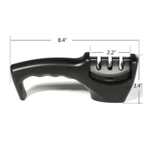 (a-BLACK) Professional knife sharpener household kitchen high-precision sharpening stone fast Apex blade scissors kitchen knife whetstone