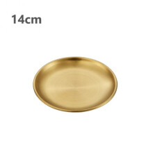 (a-07) Steak Plate Western Food Large Plate Bone Plates Dessert Plate Dishes Stainless Steel Plates Plastic Dinner Dishes