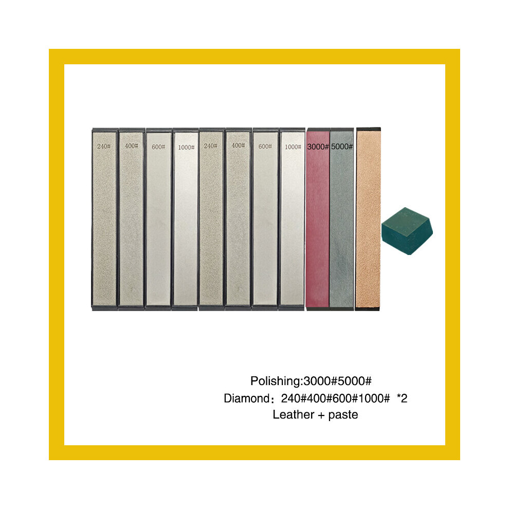(A-4J 4J 2B Pg Choice) Diamondnal Knife Sharpener Replacement Fixed Angle Sharpening Stone System Grinding Bar Diamond Whetstone Oil Stone 4853843783519