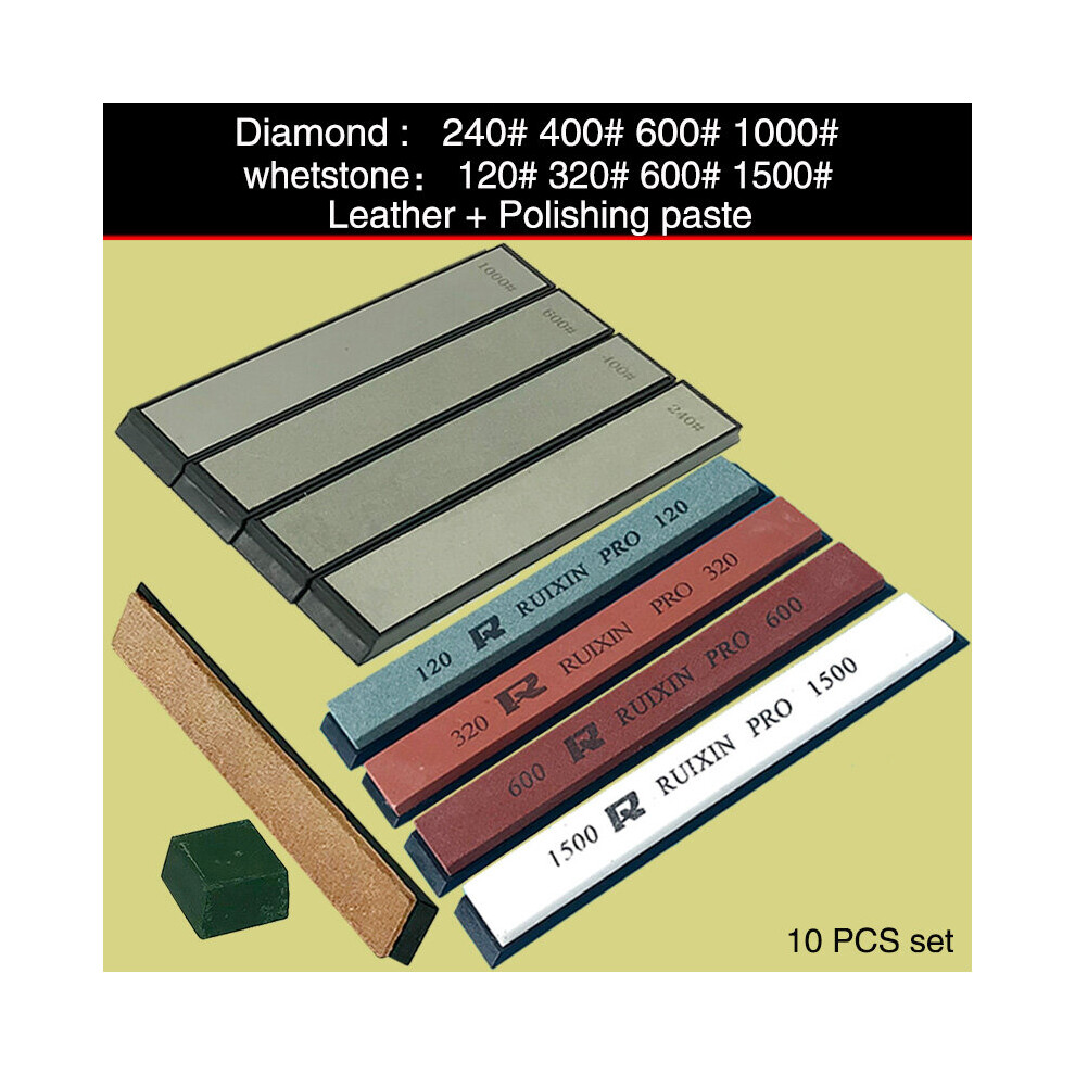 (A-4Yuan 4Jin Pg Choice) White Corundum Fixed Angle Sharpener Whetstone Knife Sharpener Daily Sharpening Polishing Correction Stone Set 4853843760466