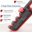 (a-Red-black L) 4 in 1 Multifunction Sharpener Angle Adjustable Diamond Knife Sharpener Household Kitchen Manual Quick Sharpening Tool Instock 4