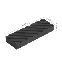 (a-C XL) 304 stainless steel whetstone sharpener base silicone non-slip free sliding fixed bracket home kitchen knife tools accessories