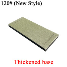 (a-New Style 120 Grit) Thickened Non-slip Base Diamond Stone Kitchen Knife Sharpening System Tool 15 Degree Sharpener Whetstone Leather Polishing