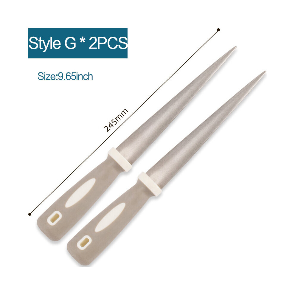 (A-Style G Set As Photo) Diamond Sharpening Stones Professional Knife Blade Sharpener For Scissors Garden Pruning Shears Or Kitchen Knives Grinding To 4853843736553