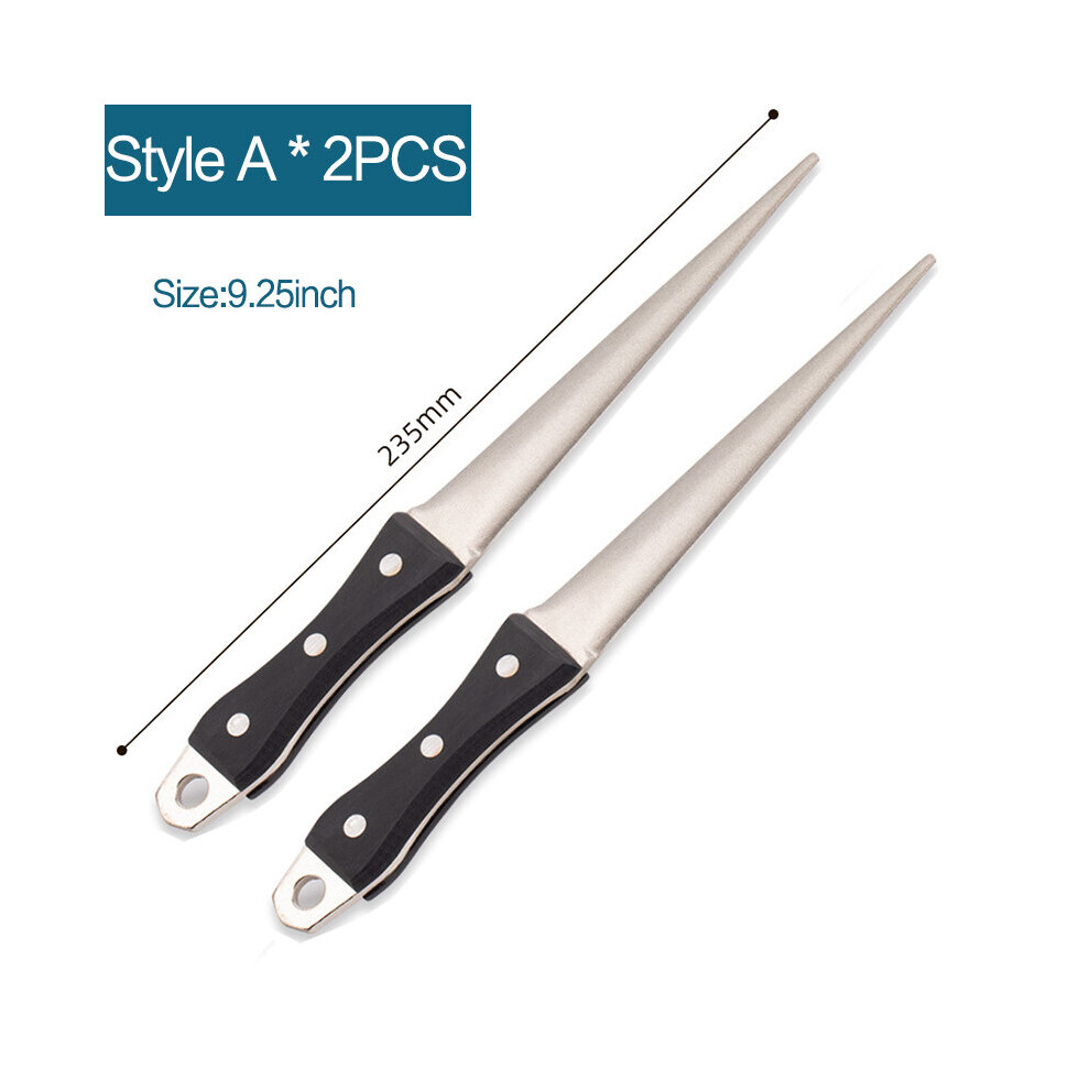 (A-Style A Set As Photo) Diamond Sharpening Stones Professional Knife Blade Sharpener For Scissors Garden Pruning Shears Or Kitchen Knives Grinding To 4853843736430