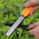 (a-orange glossy S) New Double Sided Folded Pocket Sharpener Diamond Knife Sharpening Stone Kitchen Tool 2