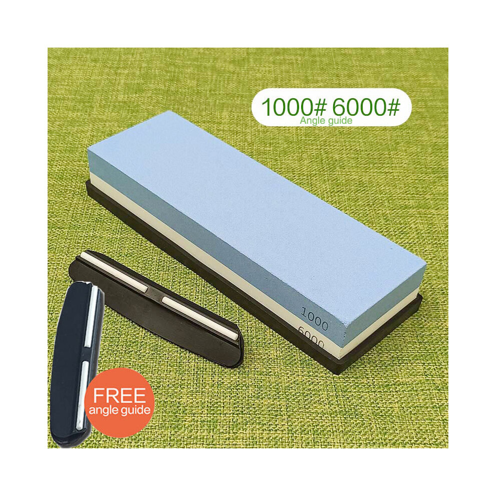 (A-W 1000 6000 2Kc M) Professional Knife Grinder Knife Sharpening Stone Grit White Corundum 1000/3000 2000/5000 Whetstone Sharpener Multi-Stage 4853843700127