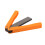 (a-orange glossy S) New Double Sided Folded Pocket Sharpener Diamond Knife Sharpening Stone Kitchen Tool 4