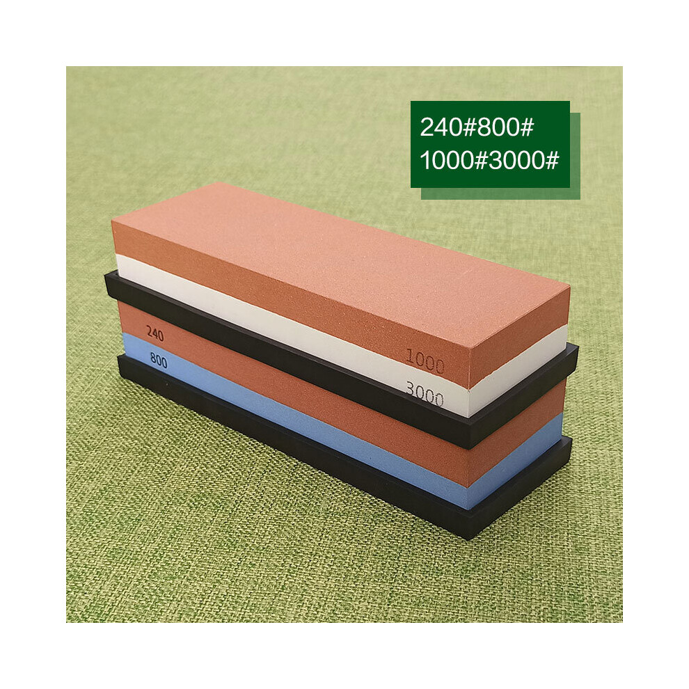 (A-2480 1030 M) Professional Knife Grinder Knife Sharpening Stone Grit White Corundum 1000/3000 2000/5000 Whetstone Sharpener Multi-Stage 4853843700066