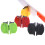 (a-1 as show) 1 PCS Mini Portable Multi-function Knife Sharpener Black Shell Is Light, Convenient And Portable,  Knife Sharpening Sound Effect 4