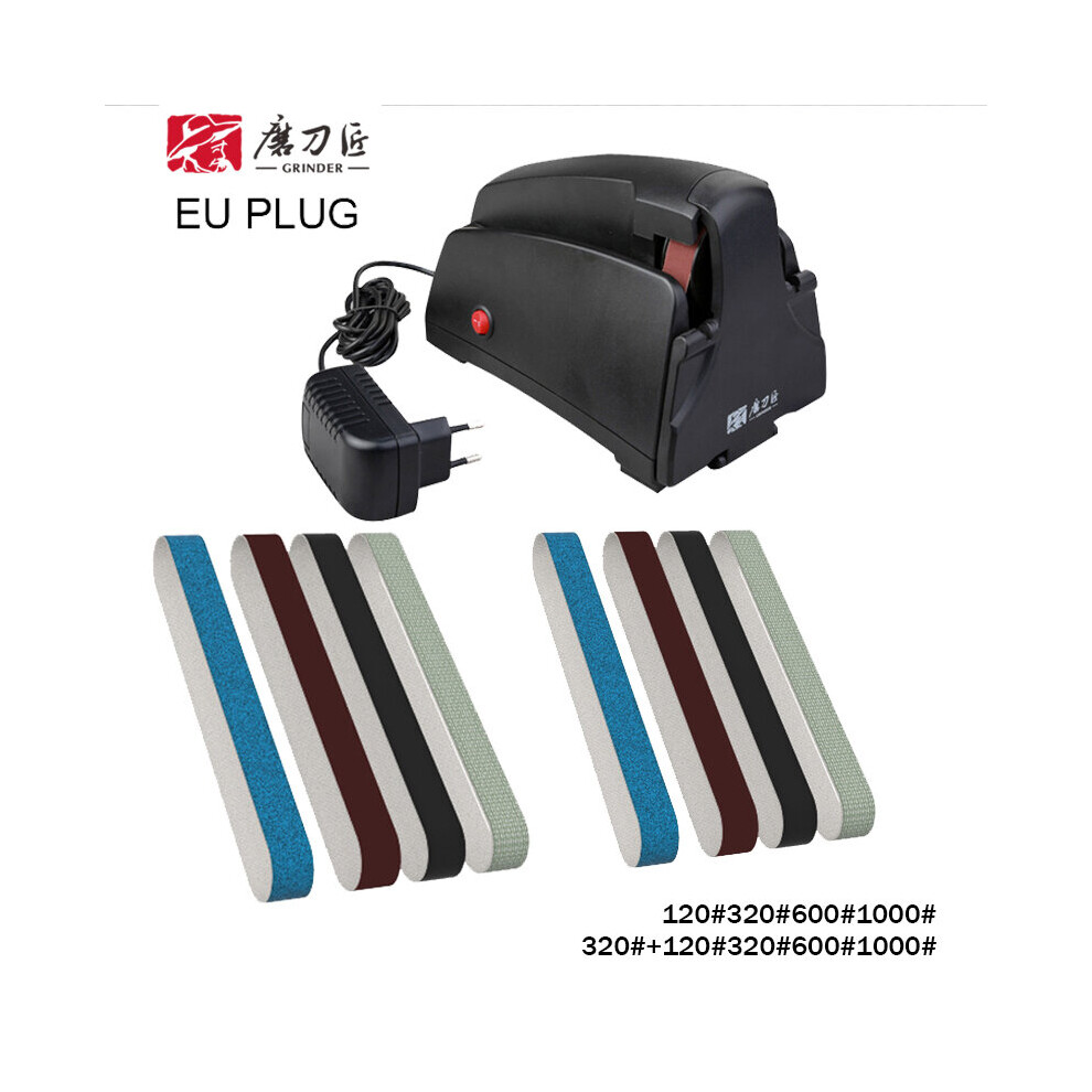 (A-Tg2002 Set 8Sd Tg2002 Sanding Belt) Grinder Taidea Sanding Belt Knife Sharpener Electric Sharpening Stone Set Grit 120/320/600/1000# Professional G 4853843700226