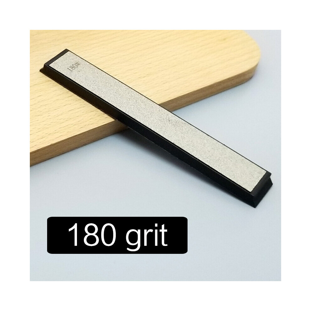 (A-Diamond 180Grit) Diamond & Whetstone 60-2000 Grit Knife Sharpener Sharpening Stone Flattening Stone Grind Fixed System Knife Stones 4853843639304