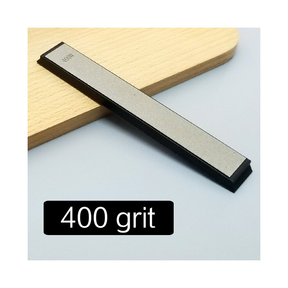(A-Diamond 400Grit) Diamond & Whetstone 60-2000 Grit Knife Sharpener Sharpening Stone Flattening Stone Grind Fixed System Knife Stones 4853843639335