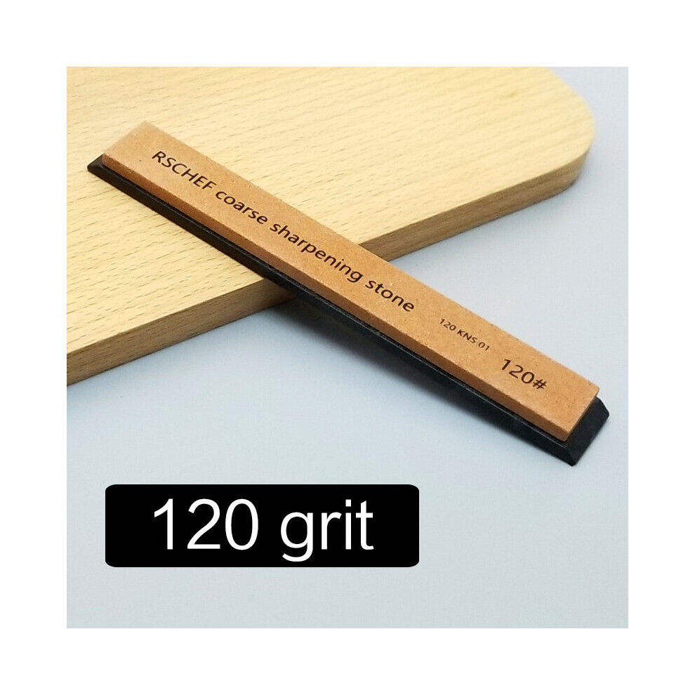 (A-Oil Stone 120Grit) Diamond & Whetstone 60-2000 Grit Knife Sharpener Sharpening Stone Flattening Stone Grind Fixed System Knife Stones 4853843639397