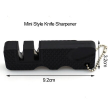 (a-Mini Black) Knife Sharpener Scissors Professional Kitchen Sharpening Stone Grinder knives Whetstone Tungsten Diamond Ceramic Kitchen Tool
