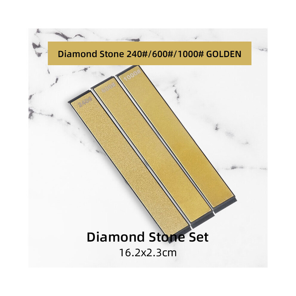 (A-Diamond Golden 160Mmx23mmx7mm) Knives Sharpener Stone Ruixinpro Diamond Bars Wetstone Knife Sharpening Chef Professional Multi Tools Kitchen Access 4853843684281