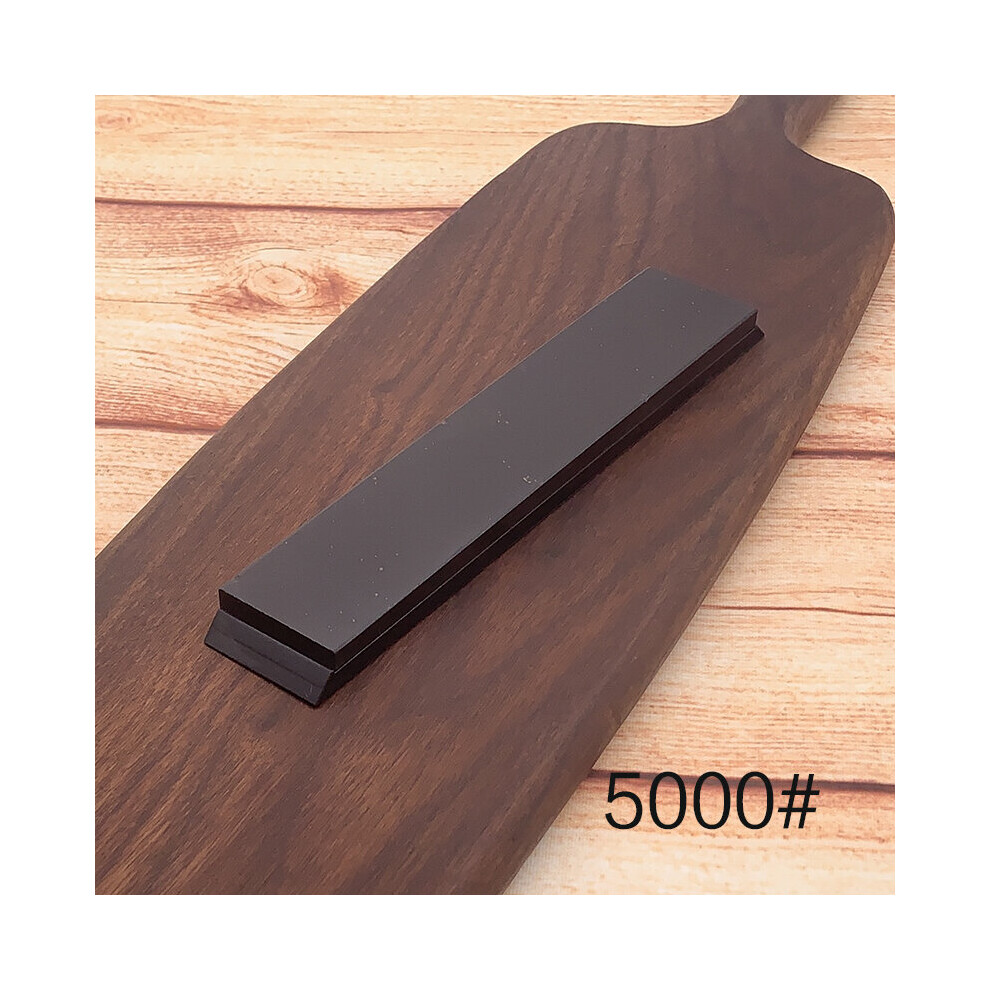 (A-5000 Grit As Photo) Professional Sharpening Stone Knife Sharpener Natural Agate Kitchen Grinding Water Whetstone Bar Sharpening System Base 4853843706778