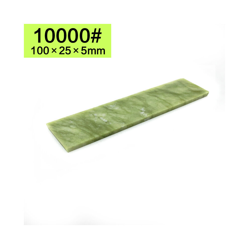 (A-Beige) 10000# Natural Green Agate Sharpening Stone Fine Grinding Polishing Shaved Bar Whetstone Knife Sharpener Kitchen Honing Tool 4853843642434