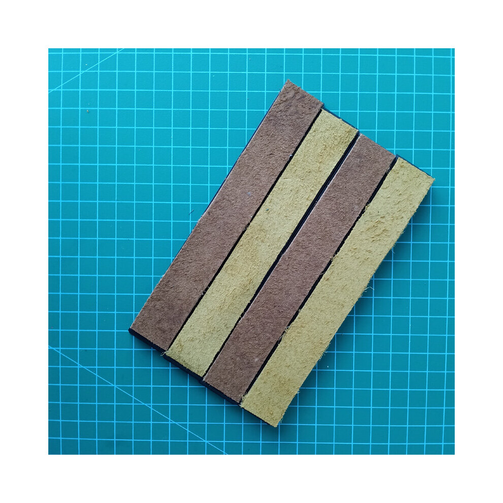 (A-4Pcs Leather) 1Pc- 4Pcs 2.0Mm Cowhide Leather Honing Strop Compound 30G Grinding Paste Knife Sharpener Sharpening Stone Fine Grinding 4853843642939