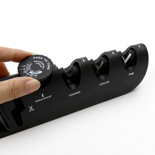 (a-C) Knife Sharpener 4 Stages Professional Kitchen Sharpening Tool Whetstone Tungsten Diamond Ceramic Scissors Adjust Grinder Stone 1