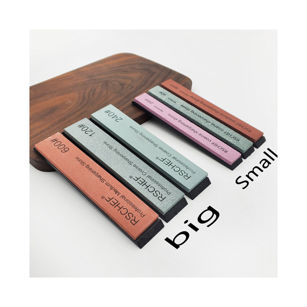 (A-Small Size 1200 Grit As Shown) Big Whetstone Grit 60-3000# Sharpening Stone Knife Sharpener Professional Fixed Grinding Stone Water Whetstone Quick 4853843663927