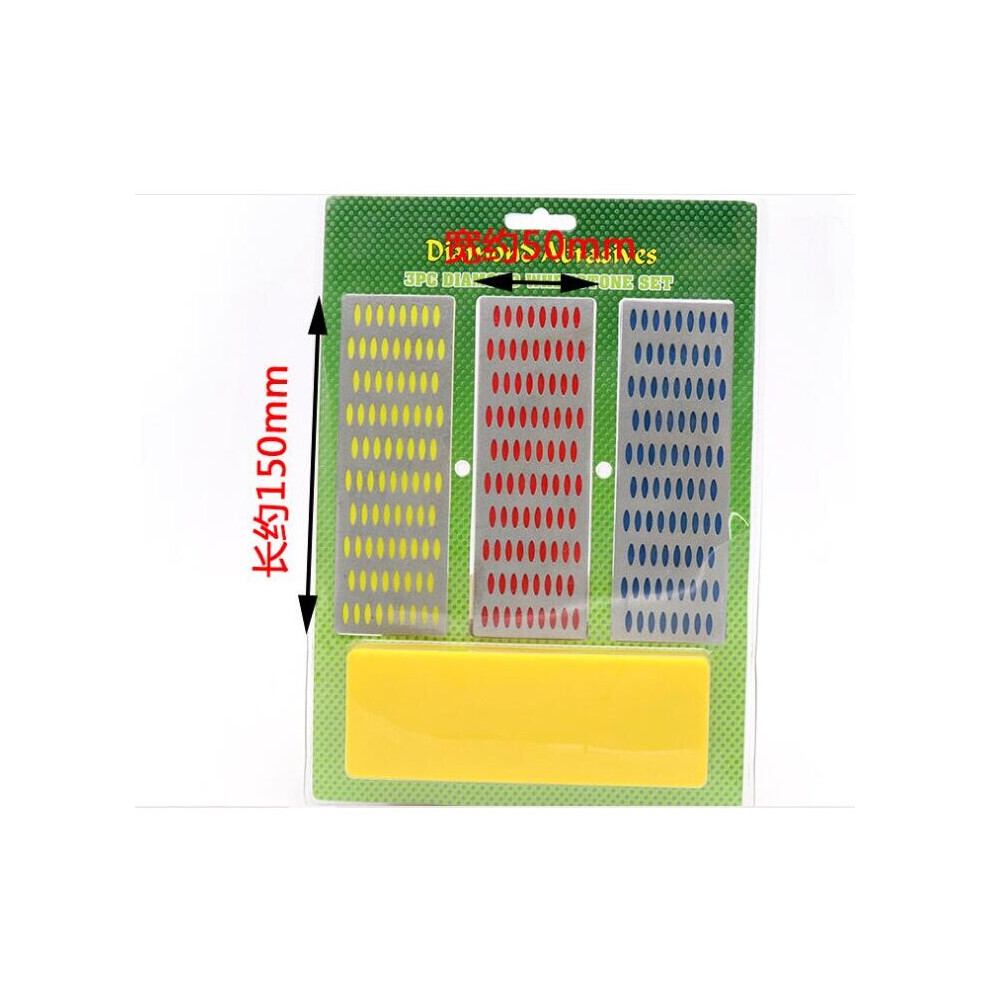 Diamond Sharpening Stone Knife Sharpener 400# 1000# 150*62Mm Ultra-Thin Honeycomb Surface Knife Whetstone Kitchen Grinding Tool 4853843758012