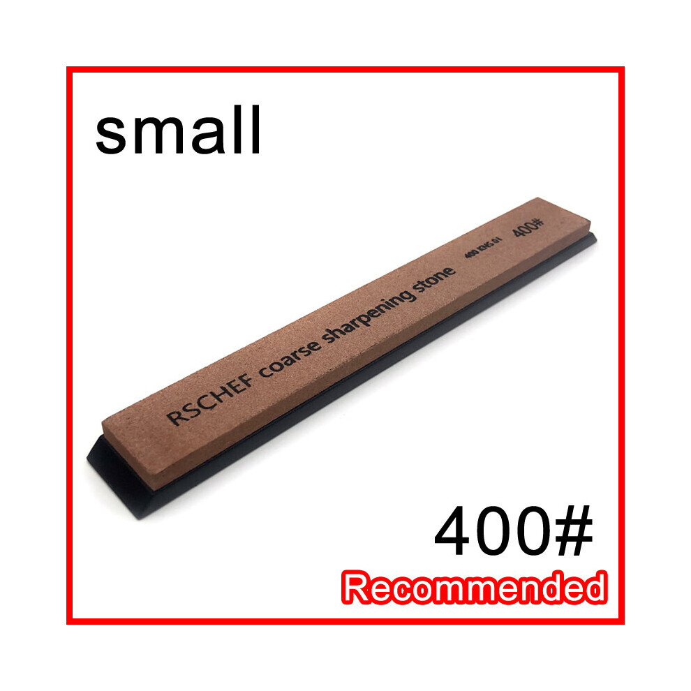 (A-Small Size 400 Grit As Shown) Big Whetstone Grit 60-3000# Sharpening Stone Knife Sharpener Professional Fixed Grinding Stone Water Whetstone Quick 4853843663996