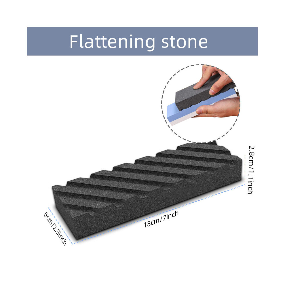 (A-Flattening Stone Ship Within 24Hours) Whet Stone Knife Sharpener Water Stone Plate Grinding Charcoal Stone Base Angle Guide Adjustable Whetstones 4853843733897