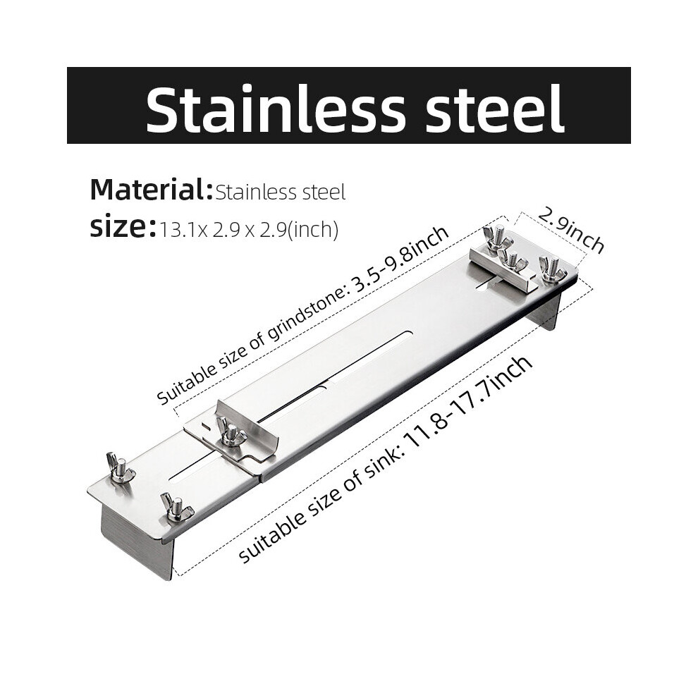 (A-Sink Bridge A Ship Within 24Hours) Whet Stone Knife Sharpener Water Stone Plate Grinding Charcoal Stone Base Angle Guide Adjustable Whetstones Sin 4853843733927