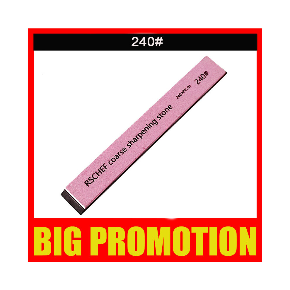 (A-Rs240 Sharpening Stone) Sharpening Stone Kitchen Tool Fixed Angle Sharpener System White Corundum Whetstone Knife Sharpener Professional Honing Sto 4853843779529