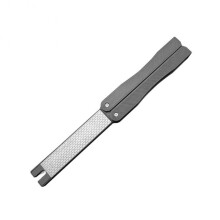 Double Sided Knife Sharpener Household Kitchen Outdoor Pocket Fracture Knife Sharpener Stone Folding Portable Kitchen Tools