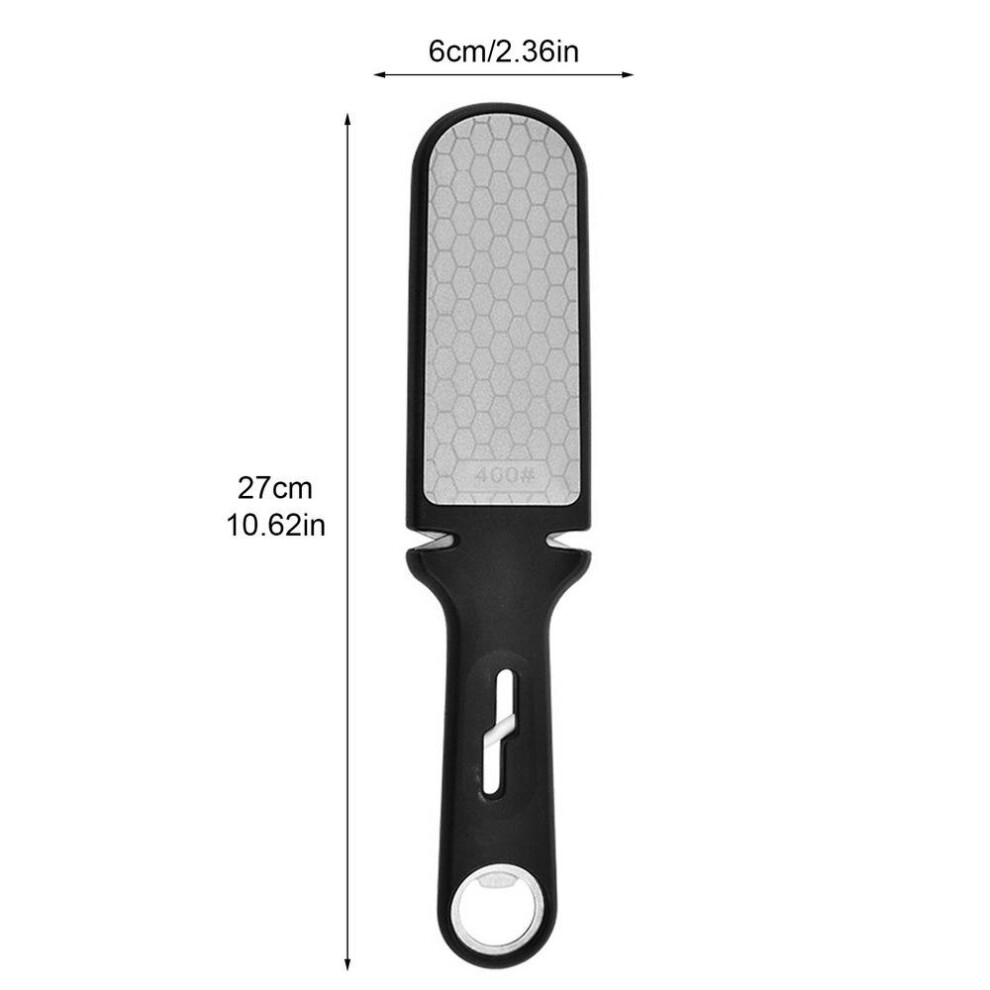 (A-Red 276Cm10.62.4in) Diamond Knife Sharpener Sharpening Stone Professional Dual-Grit Kitchen Knife Sharper Blade Sharp Diamond Tools Knife Sharpener 4853843780136