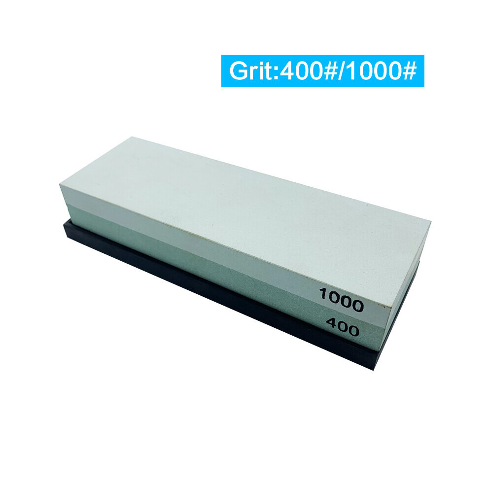 (A-4010 Sharpening Stone) Premium Whetstone Knife Sharpening Stone 2 Side Grit Whetstone Kitchen Knife Sharpener Water Stone Grinder Oilstone Honing S 4853843756582