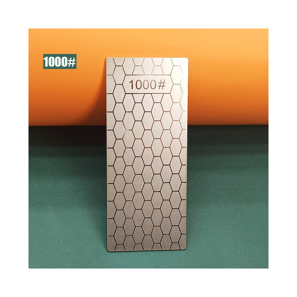(A-1000) Diamond Knives Sharpening Stone 400# 1000# 600# Grindstone Knife Sharpener Ultra-Thin Honeycomb Surface Whetstone Set 4853843645589