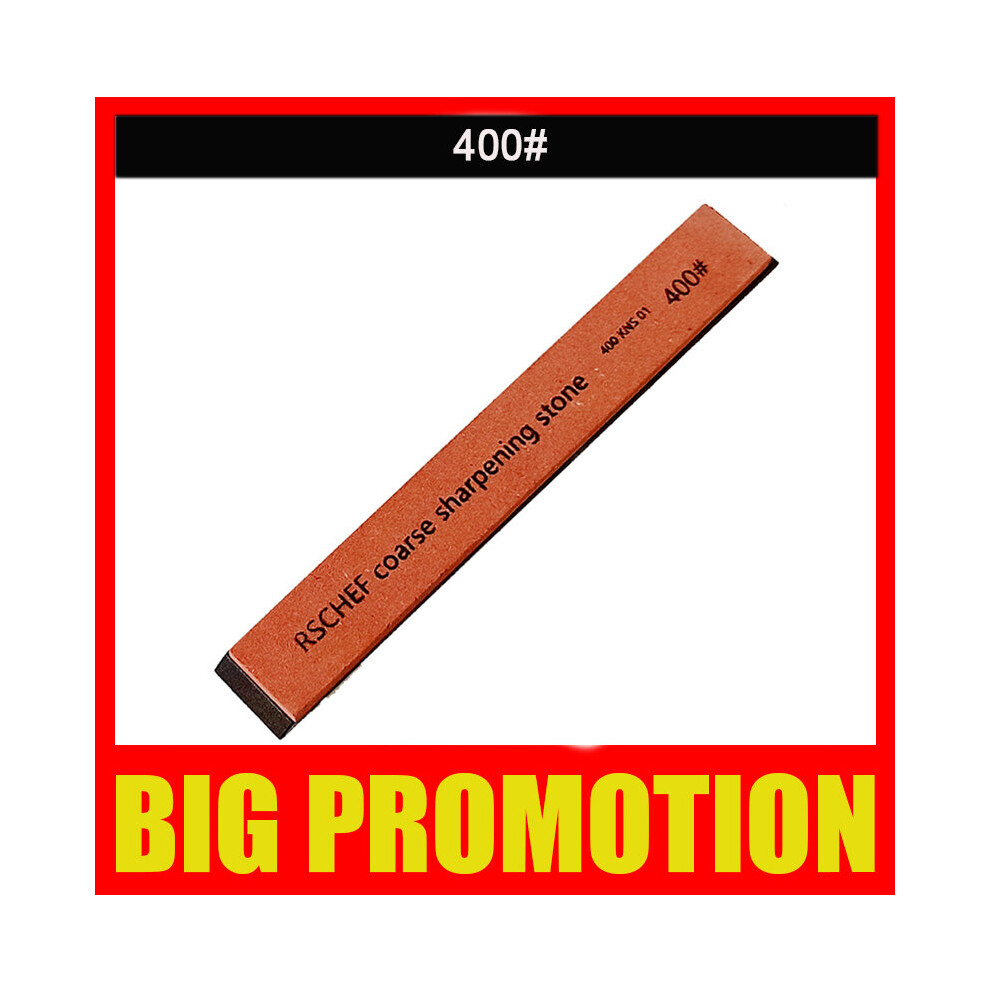 (A-Rs400 Choice) Sharpening Stone Kitchen Tool Fixed Angle Sharpener System White Corundum Whetstone Knife Sharpener Professional Honing Stone 4853843732548