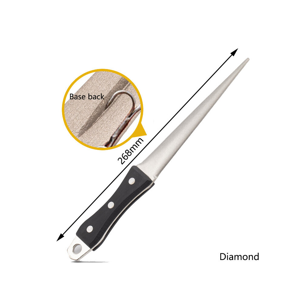 (A-H Choice) Diamond Knife Sharpener Whetstone Stone Knife Sharpening Curved Surface For Knife Scissors Honing Bar Kitchen Grinding Tool 4853843750948