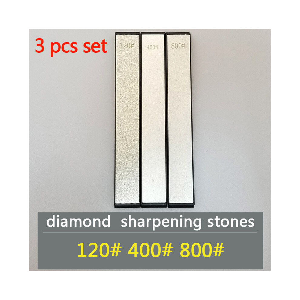 (A-120 400 800 Grit Sharpening Stone) New120-1600 Grit Diamond Sharpening Stone Knife Sharpener Grinding Stone Kitchen Tools Knife Sharpening System 4853843777174