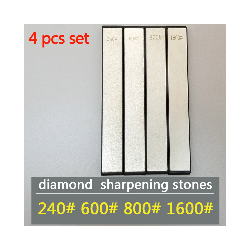 (A-240 600 800 1600 Sharpening Stone) New120-1600 Grit Diamond Sharpening Stone Knife Sharpener Grinding Stone Kitchen Tools Knife Sharpening System 4853843777204