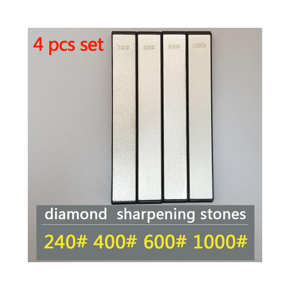 (A-240 400 600 1000 Sharpening Stone) New120-1600 Grit Diamond Sharpening Stone Knife Sharpener Grinding Stone Kitchen Tools Knife Sharpening System 4853843777181