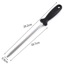 (a-ABS handle 1 As photo) Kitchen Sharpening Rod,Diamond Carbon Steel Knife Sharpening Rod,12 inch Knife Sharpener,For Chefs Steel Knives Kitchen Tool