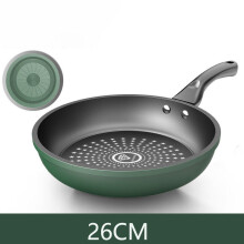 (a-26CM) Wok Non-Stick Pan Kitchen Pan Gas Stove Universal Non-Stick Pan With Lid No Oily Fume Frying Pan Cast Iron Kitchen Utensils