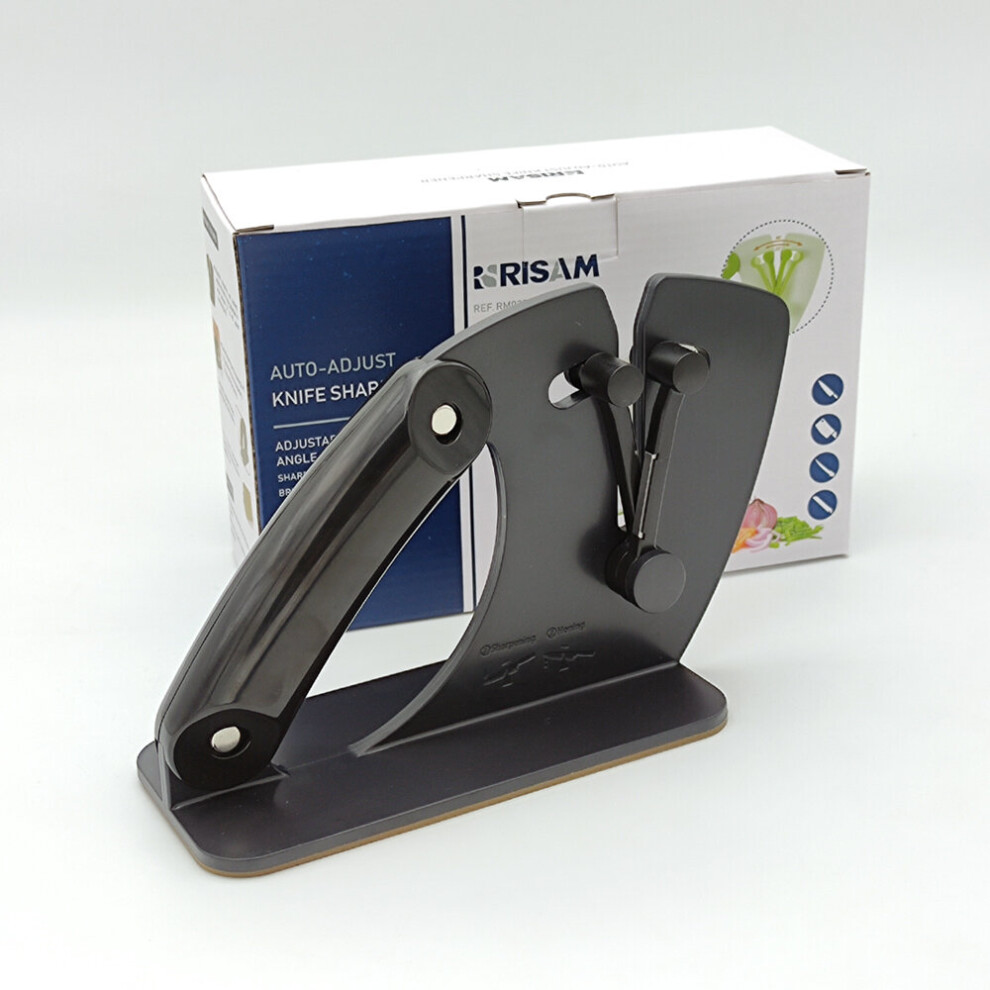 Dechoicelife (A-Color Box Packing) Risamsha Kitchen Knife Sharpener Knife Sharpening System Kitchen Accessories Scissor Professional Knife Sharpener