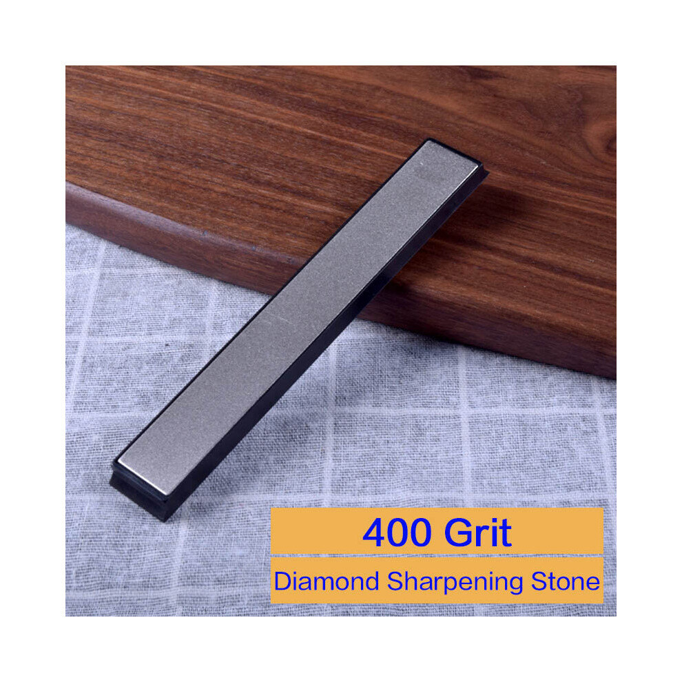 (A-Diamond 400 As Shown) Multi Grit Fixed Angle Knife Sharpener Sharpening Stone Corundum Diamond Whetstone Oil Stone Honing Stones Sharpening System 4853843683659