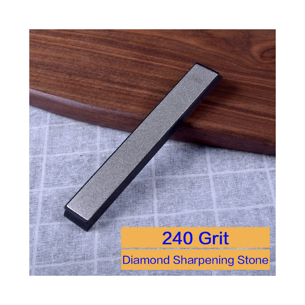 (A-Diamond 240 As Shown) Multi Grit Fixed Angle Knife Sharpener Sharpening Stone Corundum Diamond Whetstone Oil Stone Honing Stones Sharpening System 4853843683642
