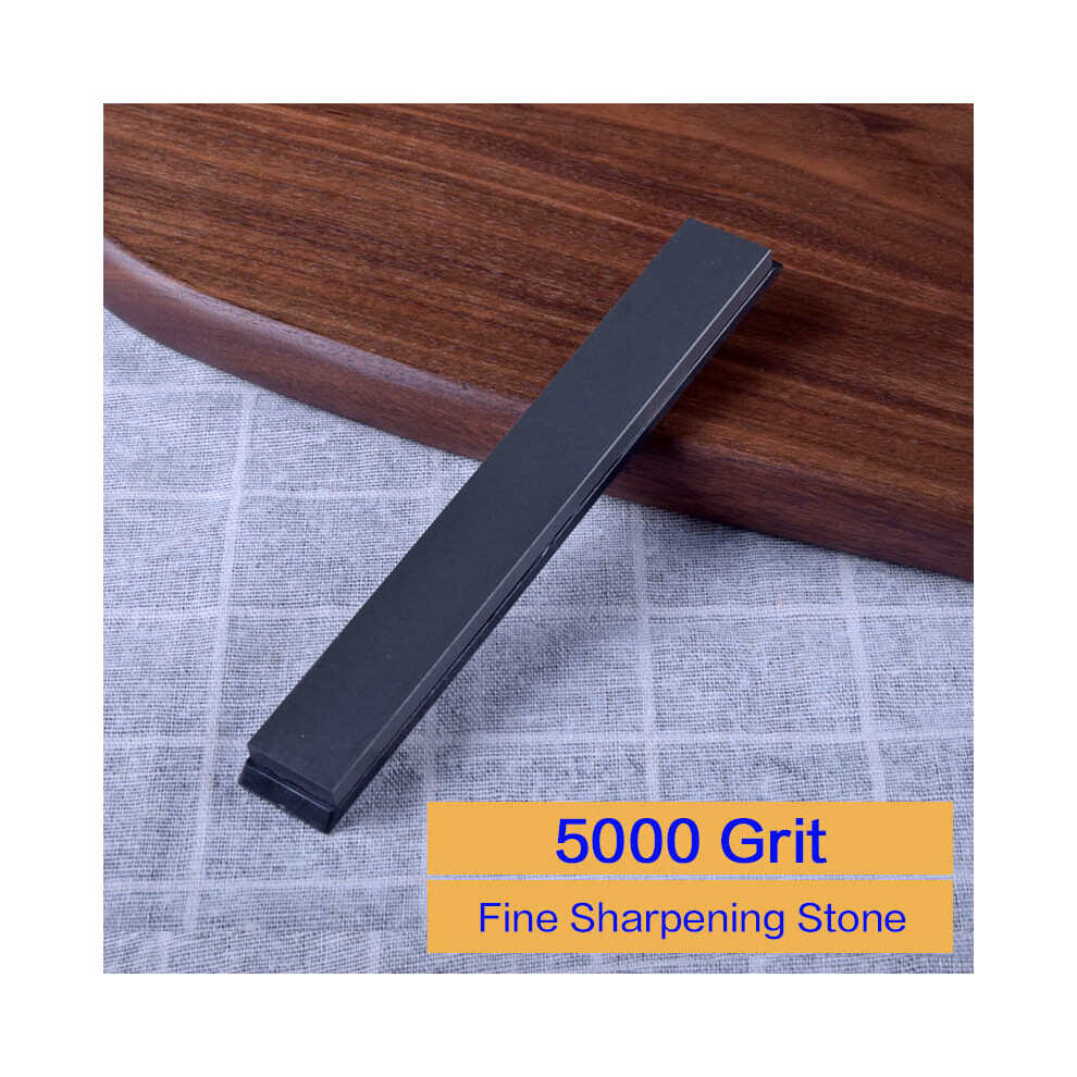 (A-Fine 5000 Stone As Shown) Multi Grit Fixed Angle Knife Sharpener Sharpening Stone Corundum Diamond Whetstone Oil Stone Honing Stones Sharpening Sys 4853843683697